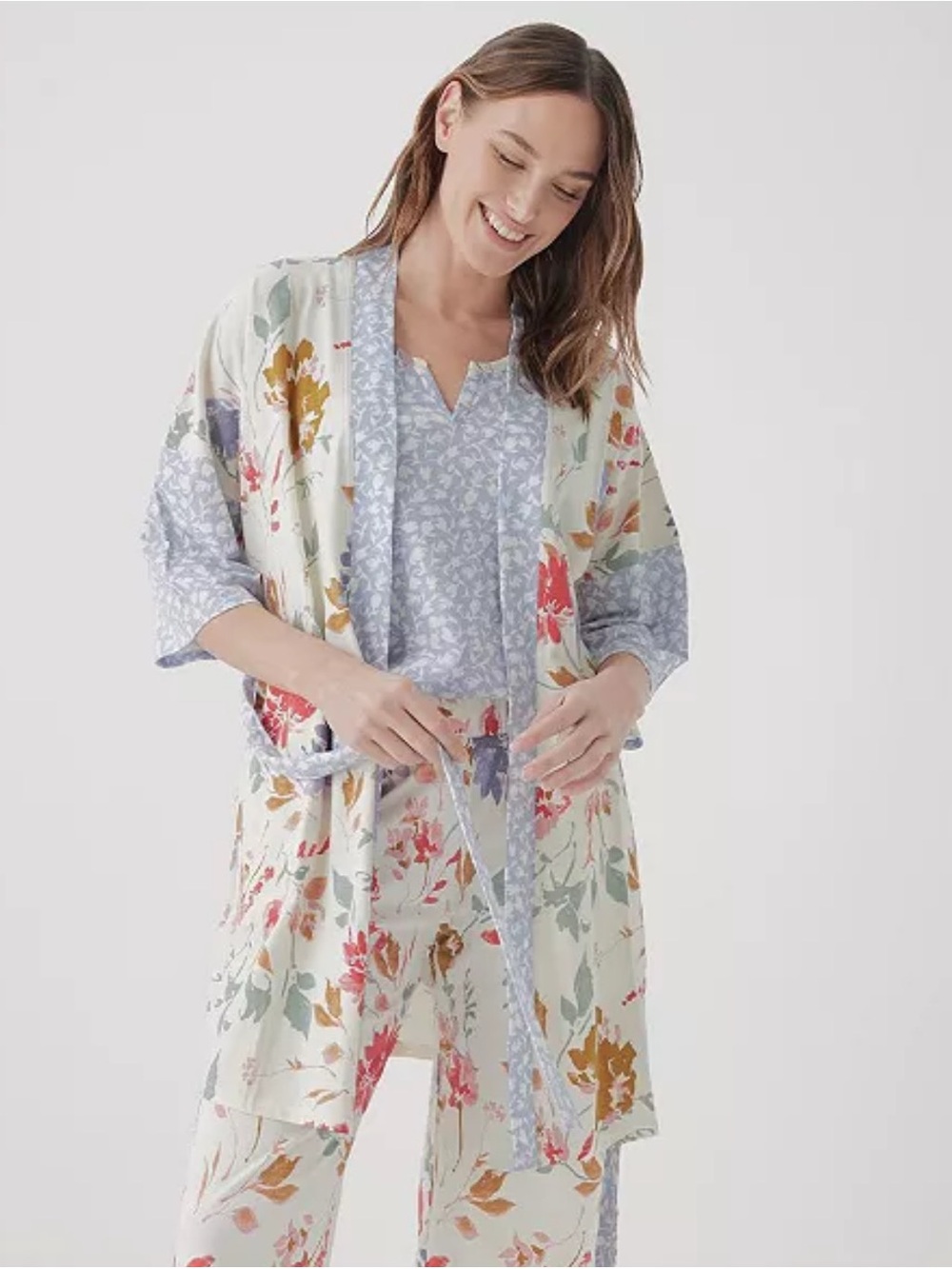 Pact Organic Staycation Short Robe